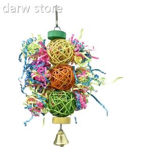 3Pcs/lt Birod Toy Saet For Prrot Shredde1r Foraing Asgsorted