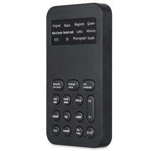 New Voice Changer Portable 12 Voice Changing Modulator With