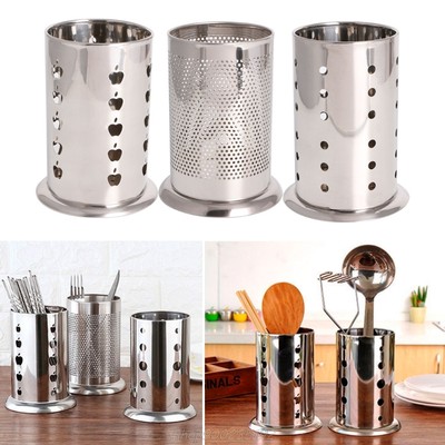 Stainless Steel Hanging Cutlery Holder Drainer Spoon 适用于k