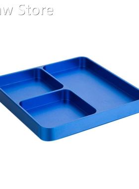 netic Desktop Screws Tools Parts Tray Holder Storage Plate B