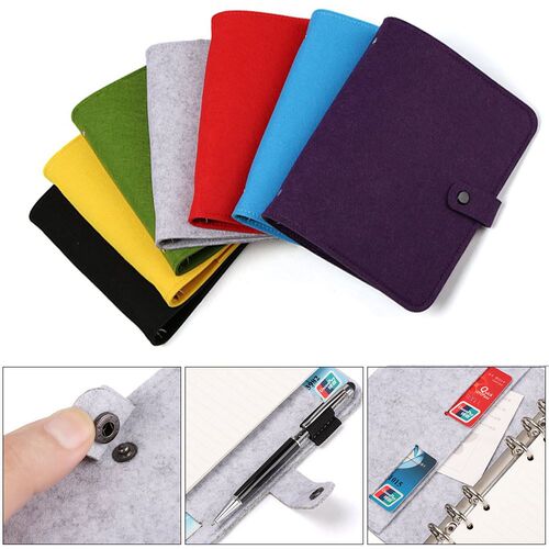 A5 A6 Felt Shell Cloth Fabric Notebook Paper Planner Inner P