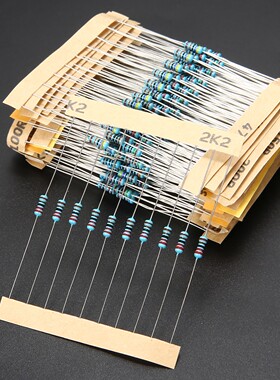 300pcs/lot 1/4 Watt Metal Film Resistor Assortment Kit 30 Di