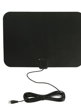 Digtal Indoor Amplified HDTV Antenna with Detachable Amplifi