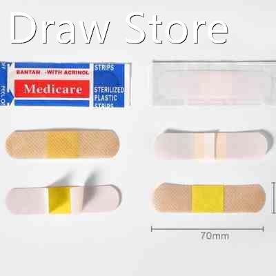 100Pcs/Box Breathable Band-Aids Non-woven Bandages First Aid
