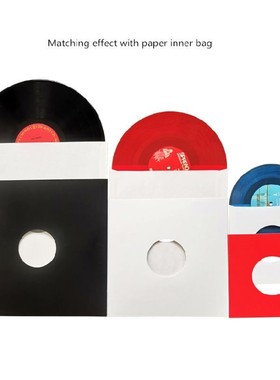 Drop 10PCS Anti-static Hard Shell Paper Inner Sleeves Polyli