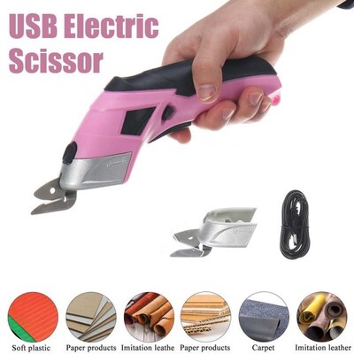 Electric Tailor's Scissors Wireless USB Auto Cutter with