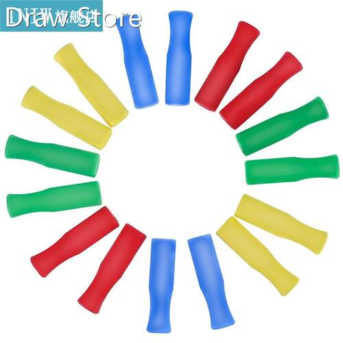 Silicone Straw Tips Food Grade Reusable Silicone Cover for