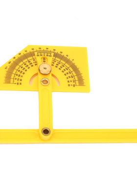 NEW Plastic 180 Degree Pointer Protractor Angle Ruler Woodwo