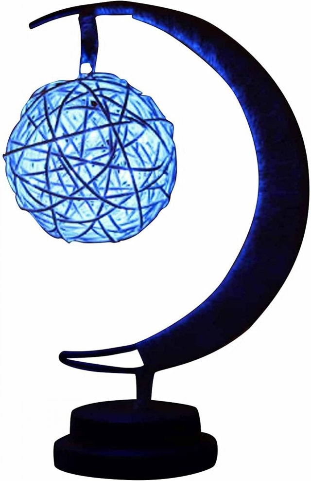 Table Lamp For The Bedroom Moon Shape Children's Night L