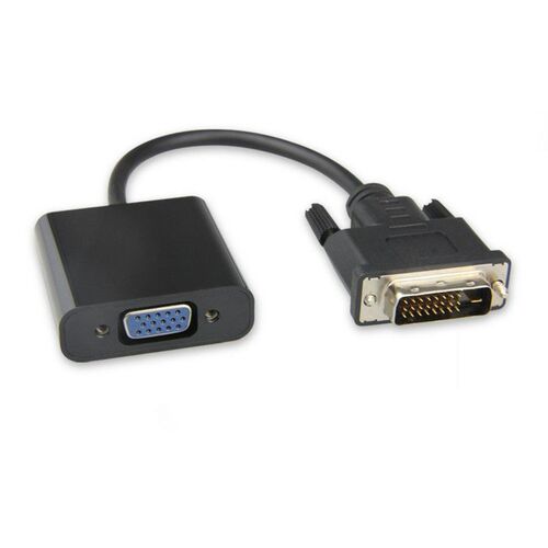 HD 1080P DVI Male To VGA Female Adapte 24+1 25Pin Male To 15