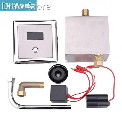 Wall-Mount Automatic Inductive Toilet Valves Lavatory Automa