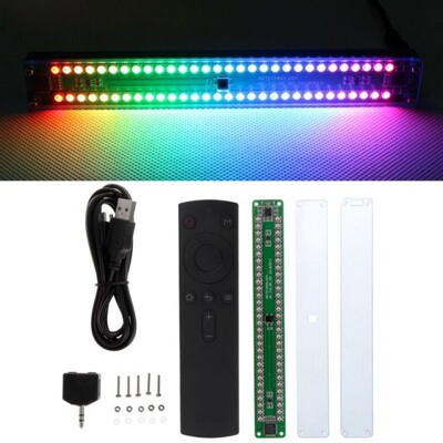 Dual 30 Level Indicator Colorful Music Audio Spectrum Indica