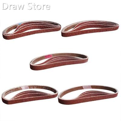 20 Pack 1/2 X18 Inches Aluminum Oxide Sanding Belt Kit Sandi