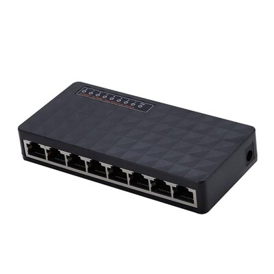 Network Switch 8 Ports 10/100Mbps Fast Ethernet RJ45 Switche