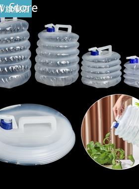 3/5/10/15L Outdoor Foldable Water Bags Transparent Collapsib