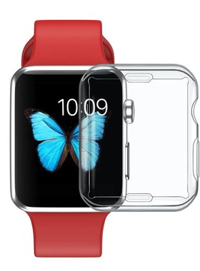 Full Screen Soft TPU Clear Protectve Case Cover Tempered Gla