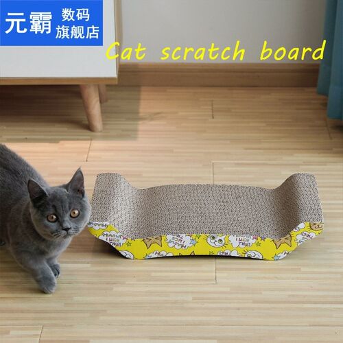 New Cat Scratch Board Cat Scratcher Kitten Mat Climbing Chai