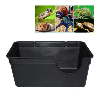 Reptile Plastic Reptile Hide Box Den Spawning Cave S L 适用