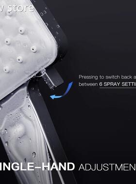 Newentr Showe Herad With 1150cm Hyose Set 6 Spraiong High Pr