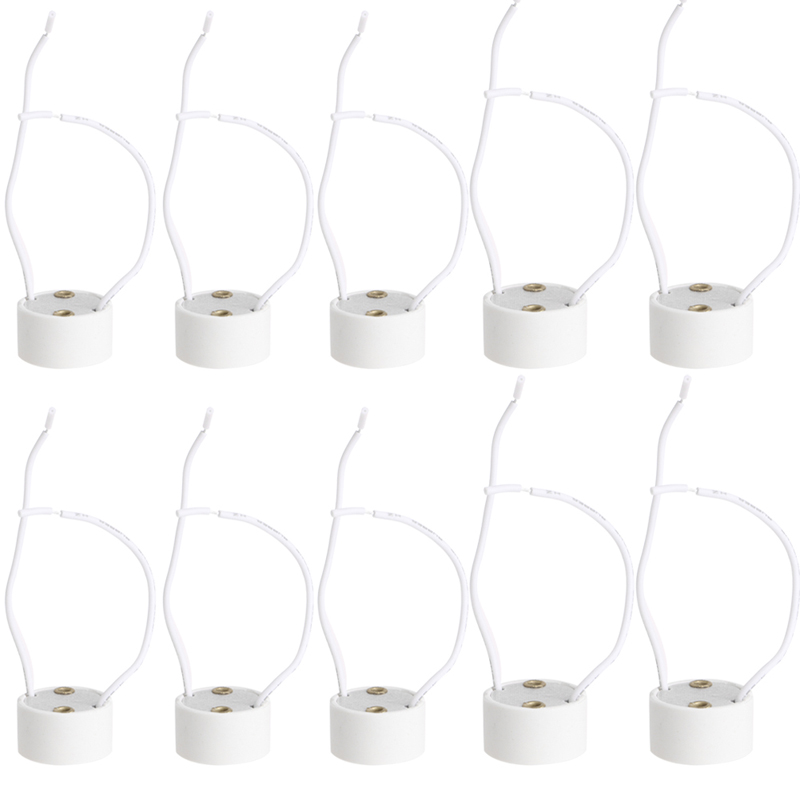 GU10 Socket LED Bulb Halogen Lamp Holder Base Ceramic Wire C