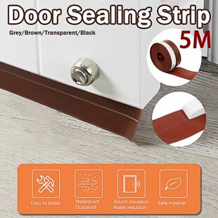 Dust Blocker Flexible Door Noise Draft Weatherstripping Wind