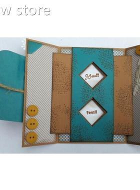 I1nsert Pop iup Frme Metaal Cutting Dies Stencls or DIY fScr