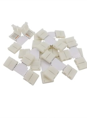 5/2Pcs T Shape 4 PIN 10mm Solderless LED Strip Corner Rright