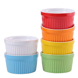 140ML Oven Safe Souffle Ramekins 适用于 Creme Brulee Lava Ca