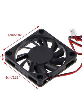 DC 24V 2-Pin 60x60x10mm PC Computer CPU System Sleeve-Bearin