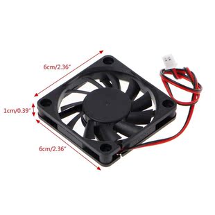 DC 24V 2-Pin 60x60x10mm PC Computer CPU System Sleeve-Bearin