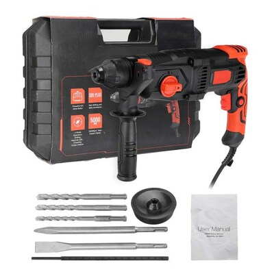 1050Rpm 5200Bpm Electric Rotary Hammer Drill 1/2Inch Cordles