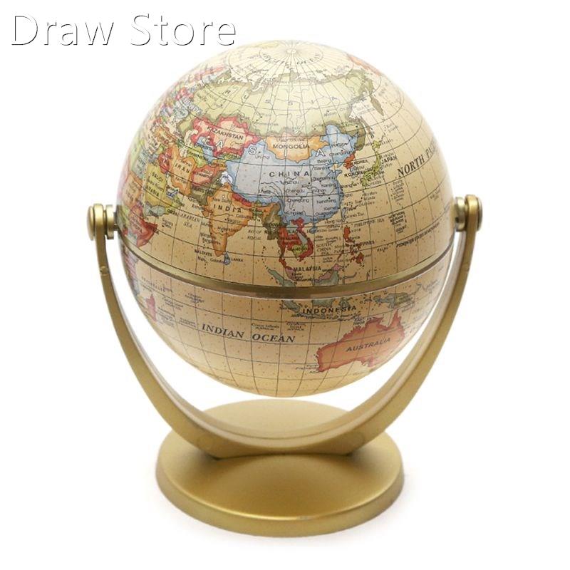 Vintage English Edition Globe World Map Decoration Earth Gl