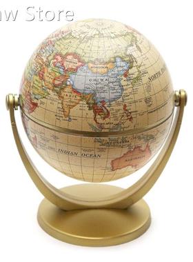 Vintage English Edition Globe World Map Decoration Earth Gl