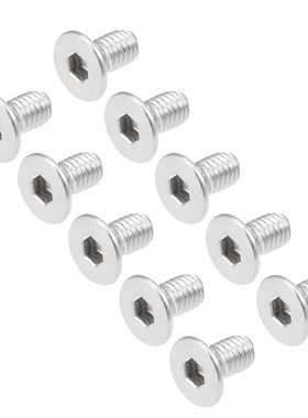 M3x6mm Flat Head Machine Screws Inner Hex Screw 304 Stainles