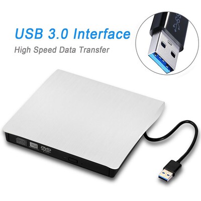 USB3.0 External CD DVD Player Burner Drive Laptop Notebook P