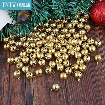 100pcs Small Bells 12mm Bells Copper Jingle Bells for Christ
