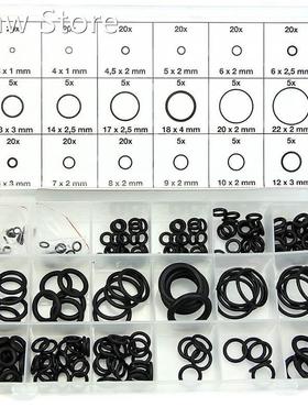 225 pcs Rubber O Ring O-Ring Washer Seals Watertightness Ass
