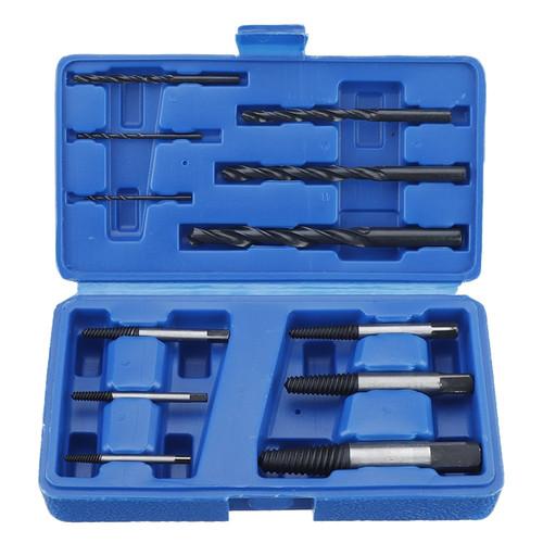 12Pcs Damaged Screw Extractor/ Drill Bit Set Bolt Stud Remov