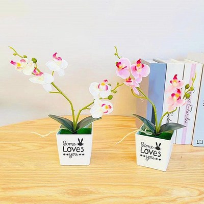 1 Set Artificial Bonsai Decorative Realistic Faux Silk Flowe