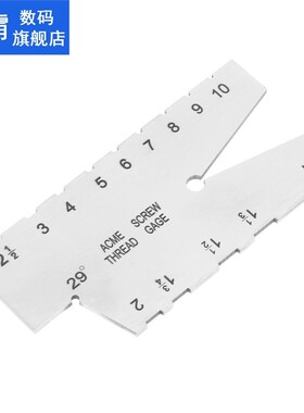 1pc Stainless Steel Screw Thread Gauge 29 Degree Grinding Ga