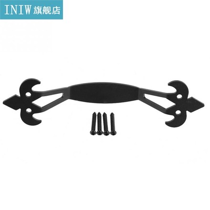 1 Set Carbon Steel Pull Handle Barn Door Handle For Sliding