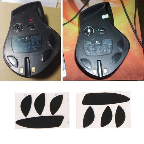2 Set 0.6mm Thickness Replacement Mouse Feet Skates For logi