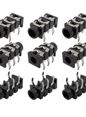 10Pcs/lot PJ-313 3.5mm 5Pin Stereo Headphone Socket PJ313 3