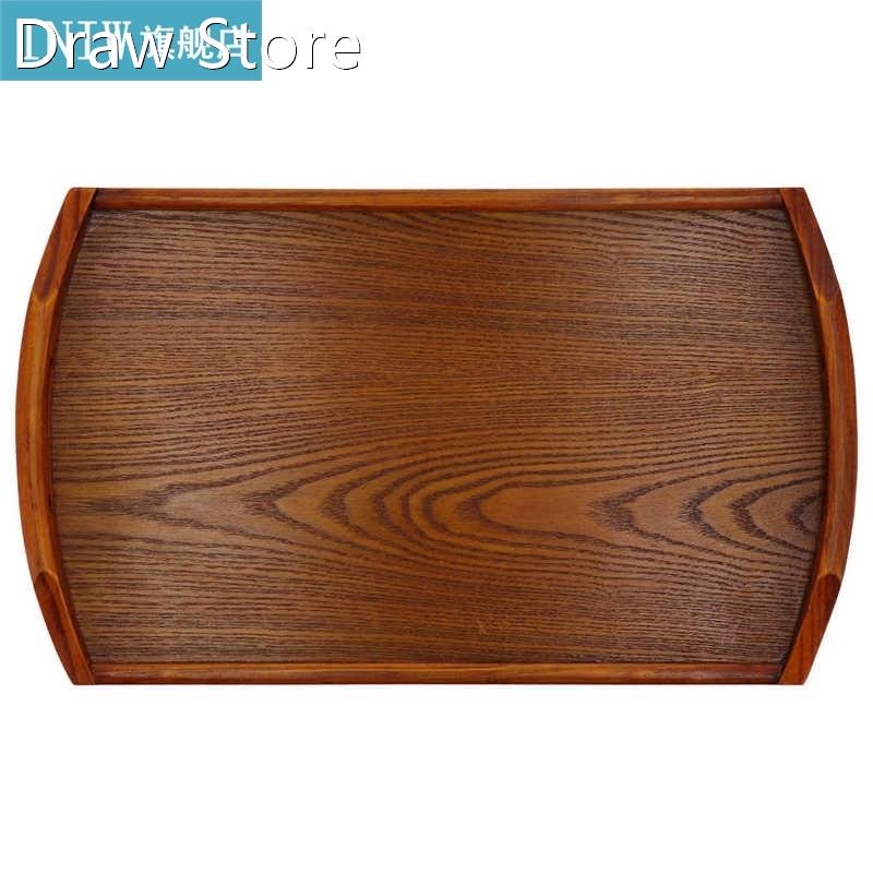 Dessert Tray Stain?proof Tea Tray with Handle for Hotel for