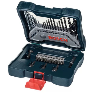 Bosch 33Pcs Metal Twist Drill Bit Round Handle Masonry Drill
