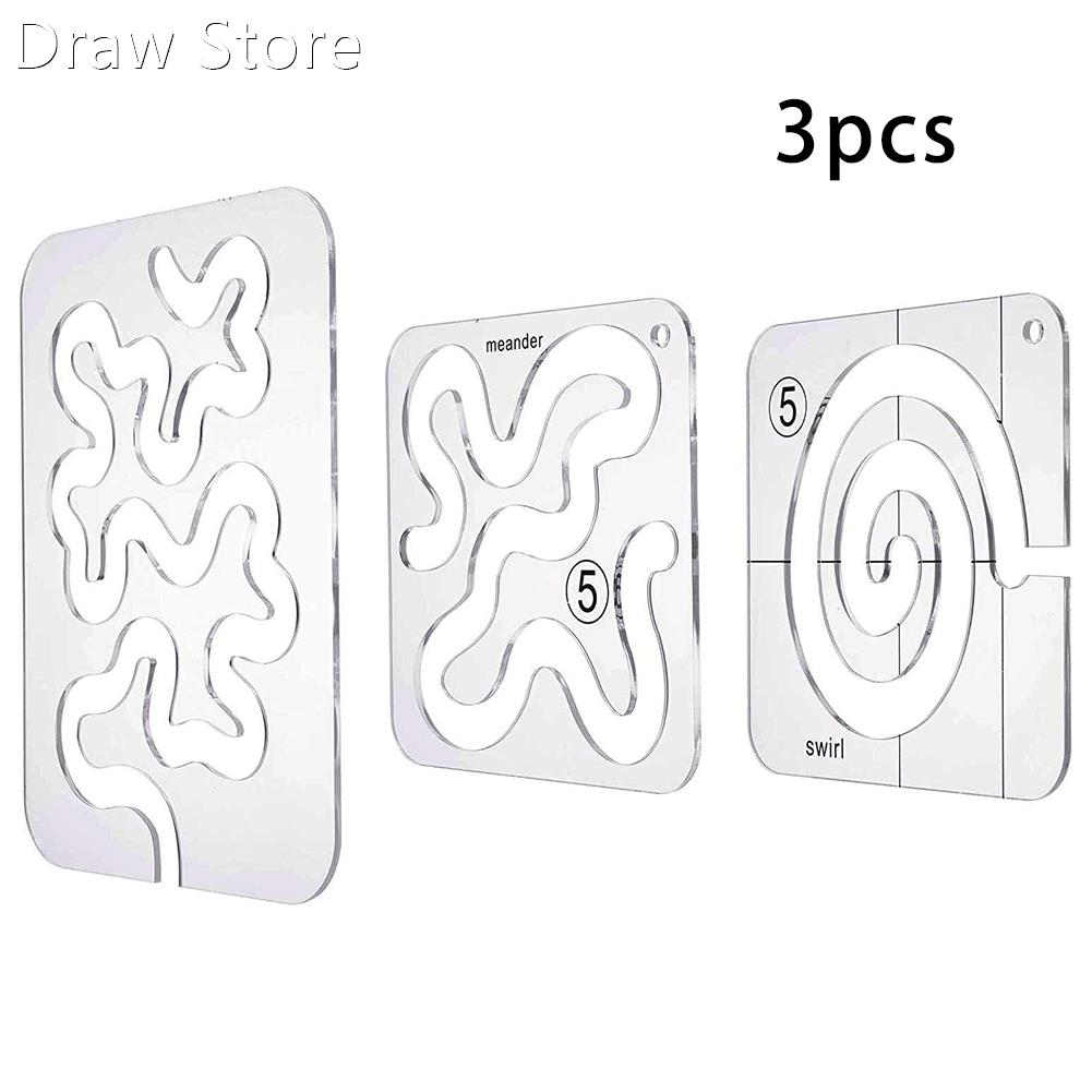 Meander Quilting Templates Acrylic DIY Quilting Frames Quilt