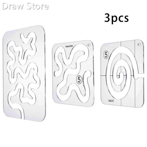 Meander Quilting Templates Acrylic DIY Quilting Frames Quilt