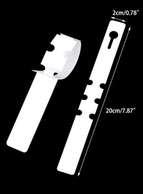 100 Pcs White Plastic Plant Tree Tags Nursery Garden Lables