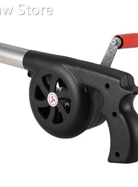 Hand-Cranked Barbecue Blower BBQ Fan 适用于 Outdoor Camping