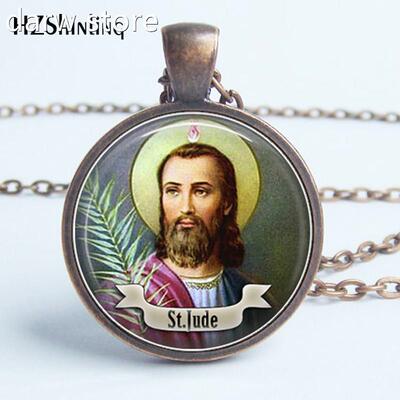 HZ A362 TJUDE Ntecklace Sait endan Necklace1 Art St nJuPde